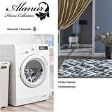 Dekoreko Kaymaz Taban Djt Salon Halısı Star Pamuk İskandinav F5128