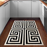 Dekoreko Kaymaz Taban Djt Mutfak Halısı Star Pamuk Modern 658M