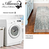 Dekoreko Kaymaz Taban Djt Mutfak Halısı Star Pamuk Saçaklı Modern 743