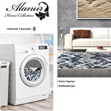 Dekoreko Kaymaz Taban Djt Salon Halısı Trend Saçaklı İskandinav F5128