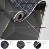 Dekoreko Kaymaz Taban Djt Mutfak Halısı Star Pamuk Modern F5005