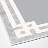 Dekoreko Kaymaz Taban Djt Salon Halısı Yıldız Deri Modern 657M