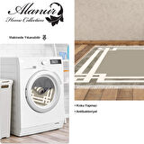 Dekoreko Kaymaz Taban Djt Salon Halısı Star Pamuk Saçaklı Modern 657M