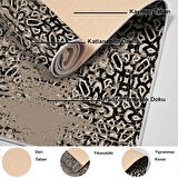 Dekoreko Kaymaz Taban Djt Mutfak Halısı Yıldız Deri İskandinav Mu123