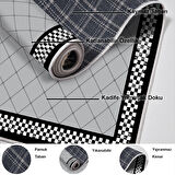 Dekoreko Kaymaz Taban Djt Mutfak Halısı Star Pamuk Modern 603M