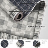 Dekoreko Kaymaz Taban Djt Banyo Halısı Star Pamuk Modern 1913