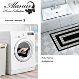 Dekoreko Kaymaz Taban Djt Banyo Halısı Yıldız Deri Modern 650M