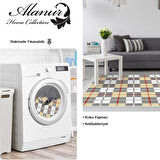 Dekoreko Kaymaz Taban Djt Salon Halısı Star Pamuk Saçaklı Modern 750