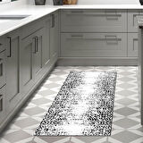 Dekoreko Kaymaz Taban Djt Mutfak Halısı Star Pamuk İskandinav Mu123