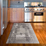 Dekoreko Kaymaz Taban Djt Mutfak Halısı Star Pamuk İskandinav F5132