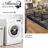 Dekoreko Kaymaz Taban Djt Salon Halısı Trend Saçaklı Modern M5132