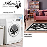 Dekoreko Kaymaz Taban Djt Salon Halısı Star Pamuk Saçaklı Modern 722