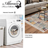 Dekoreko Kaymaz Taban Djt Salon Halısı Trend Saçaklı Modern 1937