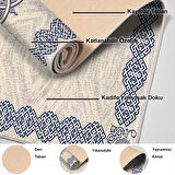 Dekoreko Kaymaz Taban Djt Banyo Halısı Yıldız Deri Modern 1319