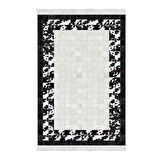 Dekoreko Kaymaz Taban Djt Mutfak Halısı Yıldız Deri Saçaklı Modern 1495