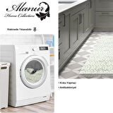 Dekoreko Kaymaz Taban Djt Mutfak Halısı Star Pamuk Saçaklı Modern 757