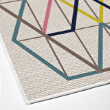 Dekoreko Kaymaz Taban Djt Mutfak Halısı Trend Modern P1525