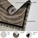 Dekoreko Kaymaz Taban Djt Mutfak Halısı Trend Saçaklı Modern 1912