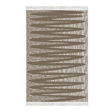 Dekoreko Kaymaz Taban Djt Salon Halısı Trend Saçaklı Modern M5045