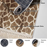 Dekoreko Kaymaz Taban Djt Salon Halısı Star Pamuk Saçaklı Modern 1910