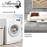 Dekoreko Kaymaz Taban Djt Salon Halısı Yıldız Deri İskandinav F5085