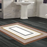 Dekoreko Kaymaz Taban Djt Banyo Halısı Trend Modern 675M