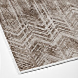 Dekoreko Kaymaz Taban Djt Mutfak Halısı Yıldız Deri İskandinav F5083