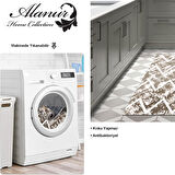 Dekoreko Kaymaz Taban Djt Mutfak Halısı Star Pamuk İskandinav F5128