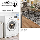 Dekoreko Kaymaz Taban Djt Salon Halısı Yıldız Deri Saçaklı Modern Mu145