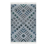 Dekoreko Kaymaz Taban Djt Salon Halısı Star Pamuk Saçaklı Modern 2029