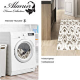 Dekoreko Kaymaz Taban Djt Mutfak Halısı Star Pamuk İskandinav F5136