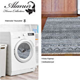 Dekoreko Kaymaz Taban Djt Mutfak Halısı Star Pamuk Saçaklı İskandinav F5087