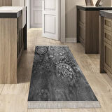 Dekoreko Kaymaz Taban Djt Mutfak Halısı Yıldız Deri Saçaklı Modern 1999