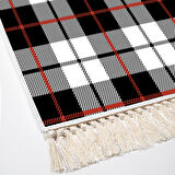 Dekoreko Kaymaz Taban Djt Salon Halısı Star Pamuk Saçaklı Modern 750