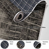 Dekoreko Kaymaz Taban Djt Mutfak Halısı Star Pamuk Modern 1911