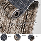 Dekoreko Kaymaz Taban Djt Mutfak Halısı Star Pamuk Modern Mu147