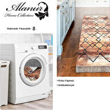 Dekoreko Kaymaz Taban Djt Mutfak Halısı Trend Saçaklı Modern M5006