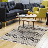 Dekoreko Kaymaz Taban Djt Salon Halısı Yıldız Deri Modern 1675