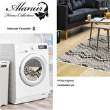 Dekoreko Kaymaz Taban Djt Salon Halısı Yıldız Deri Modern 1675