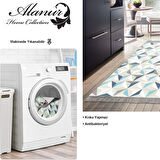 Dekoreko Kaymaz Taban Djt Mutfak Halısı Trend Saçaklı Modern 1944