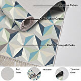 Dekoreko Kaymaz Taban Djt Mutfak Halısı Trend Saçaklı Modern 1944