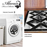 Dekoreko Kaymaz Taban Djt Mutfak Halısı Star Pamuk Saçaklı Modern 722