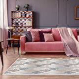 Dekoreko Kaymaz Taban Djt Salon Halısı Yıldız Deri Modern 674M