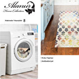 Dekoreko Kaymaz Taban Djt Mutfak Halısı Yıldız Deri Modern 763