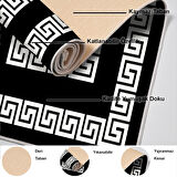 Dekoreko Kaymaz Taban Djt Salon Halısı Yıldız Deri Modern 650M