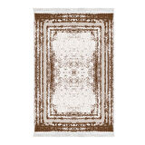 Dekoreko Kaymaz Taban Djt Salon Halısı Trend Saçaklı Modern M5132