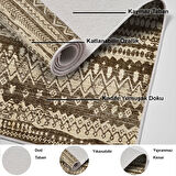 Dekoreko Kaymaz Taban Djt Mutfak Halısı Trend İskandinav F5080