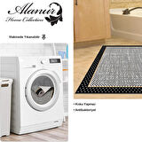 Dekoreko Kaymaz Taban Djt Banyo Halısı Trend Modern 604M