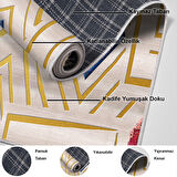 Dekoreko Kaymaz Taban Djt Mutfak Halısı Star Pamuk Modern P1337