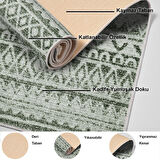 Dekoreko Kaymaz Taban Djt Salon Halısı Yıldız Deri İskandinav F5078